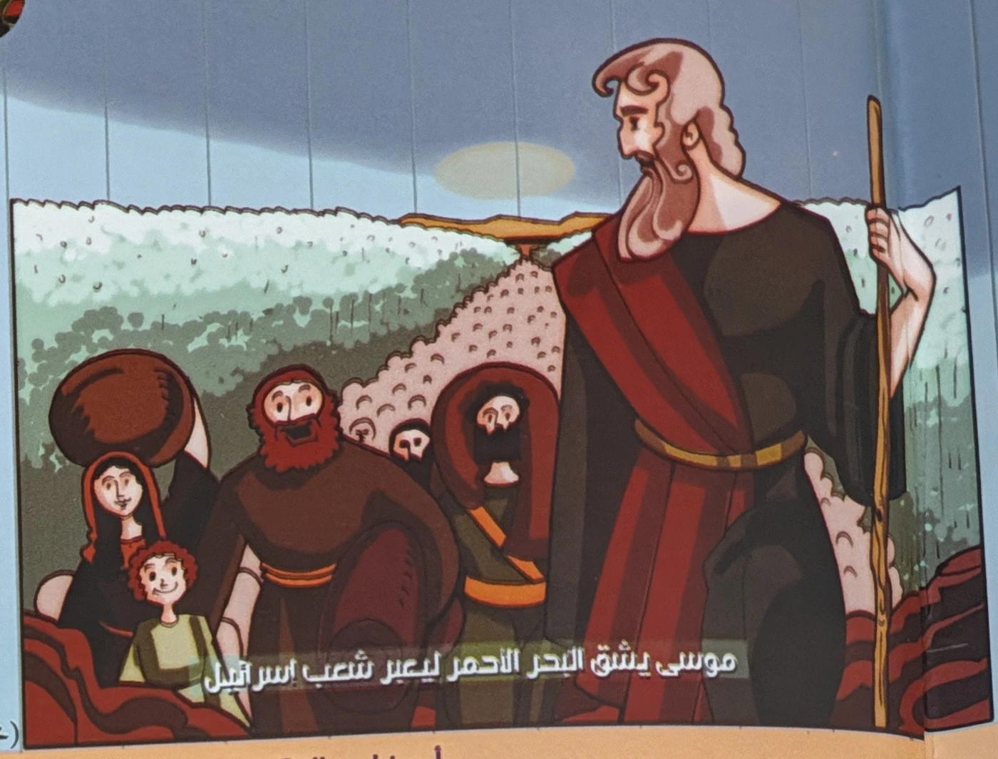 Moses leads Israel through the Red Sea (Exodus 14)